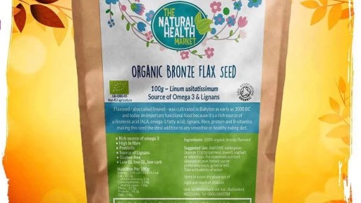 Organic Bronze Flax Seed - 100g.jpg